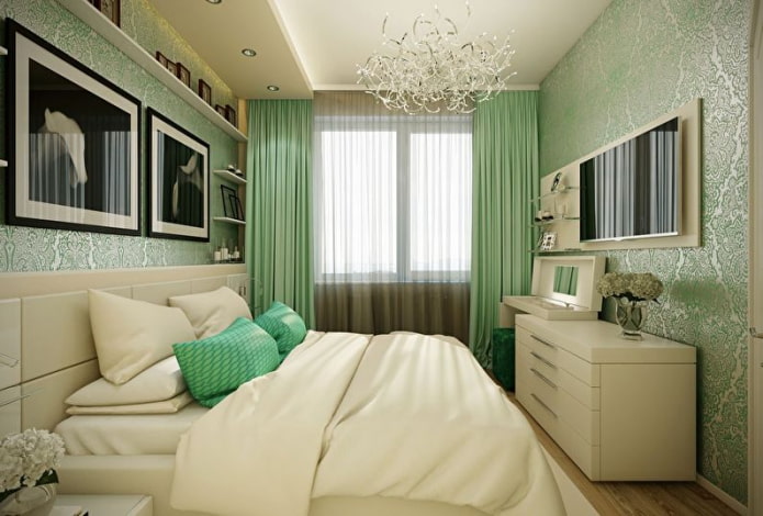 bedroom in a modern style