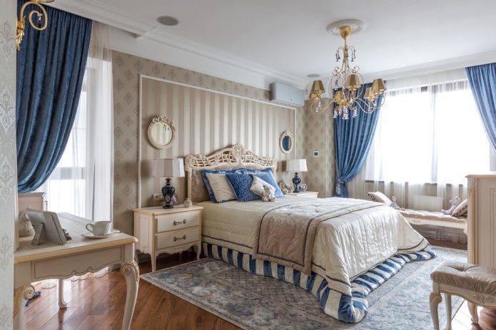 classical bedroom color scheme