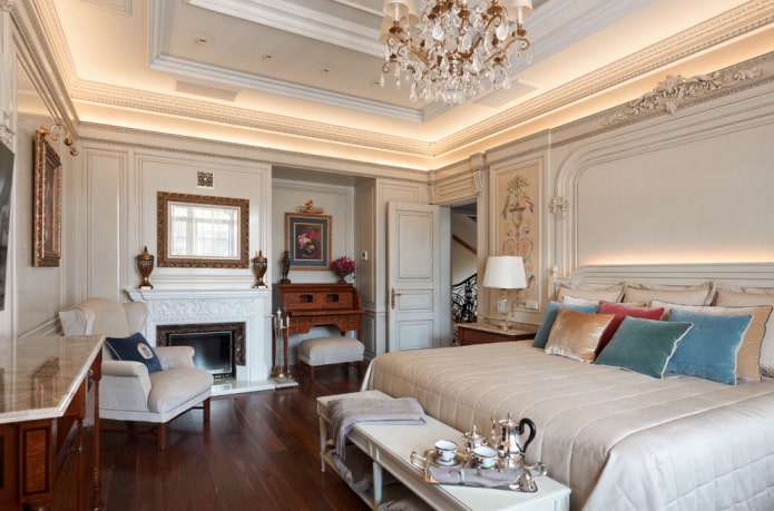 classic style bedroom decoration