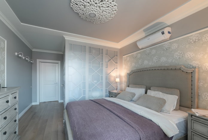 gray bedroom interior design