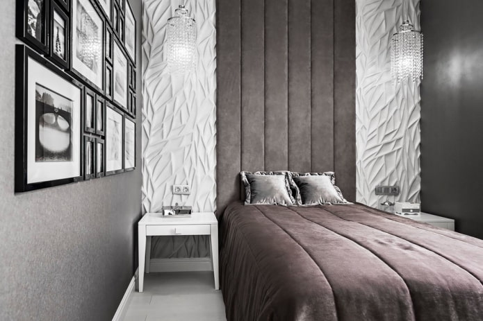 gray bedroom decoration