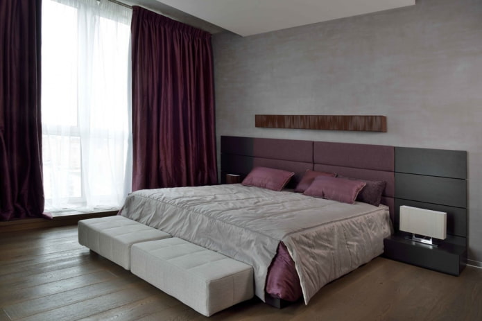 gray bedroom interior design