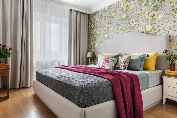gray bedroom finishing