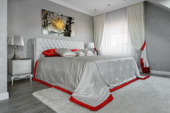 gray bedroom interior design