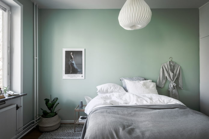 light green walls