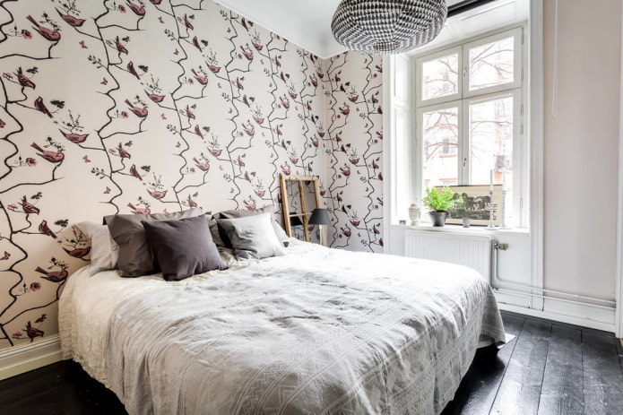 natural print on wallpaper