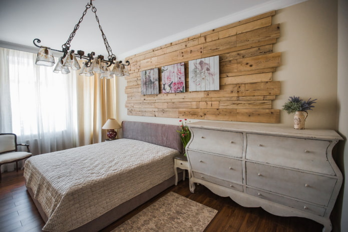 bedroom furniture in a rustic country style