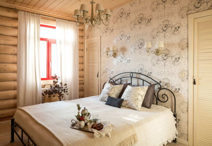 bedroom decoration in country style