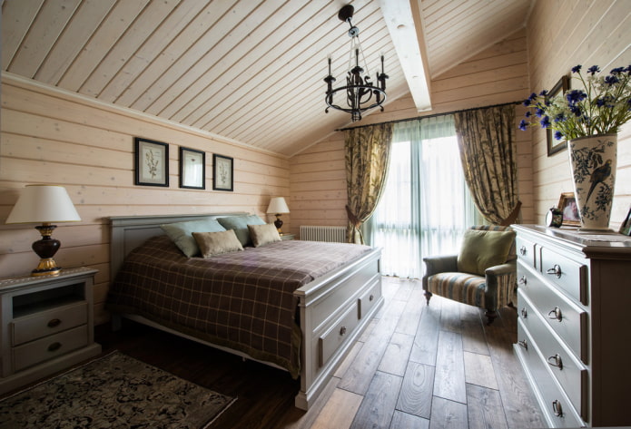 bedroom decoration in country style