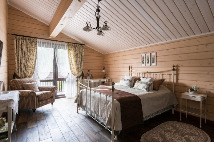 bedroom furniture in rustic country style
