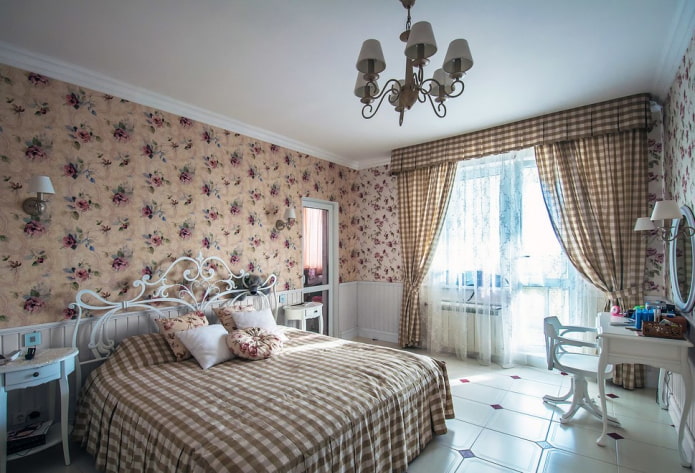 bedroom decoration in country style