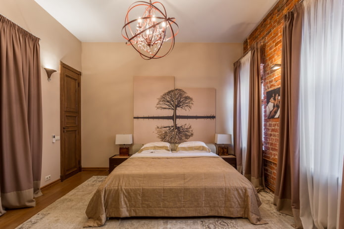 industrial style bedroom lighting