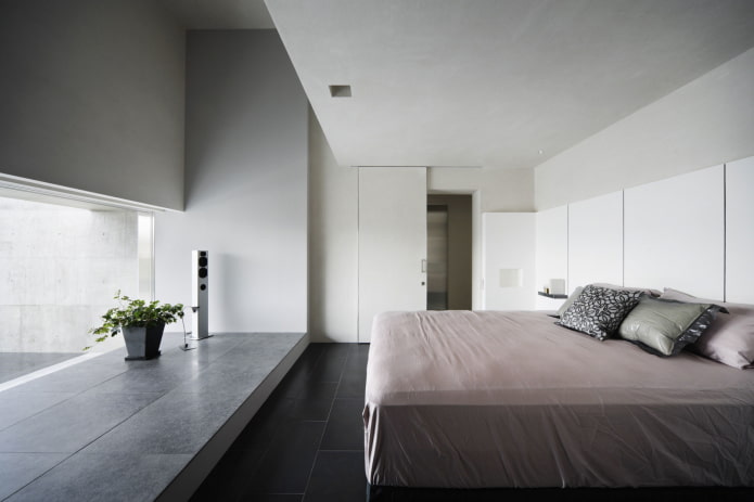 bedroom decoration in minimalist style