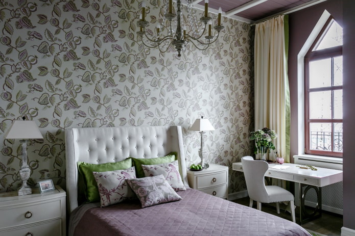 bedroom with a desk