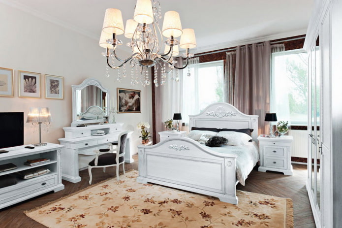 dressing table in the bedroom