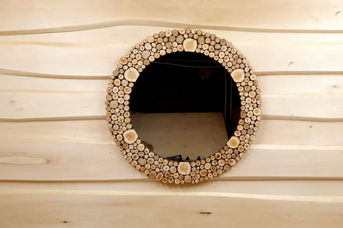 Frame made of cuts