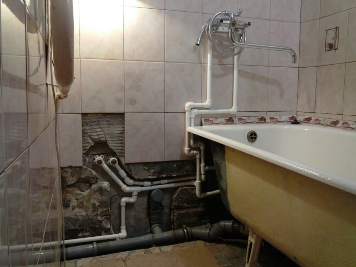 pipes in the wall