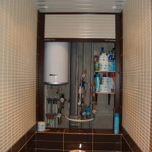 How to close the pipes in the bathroom, but leave them quickly accessible-3