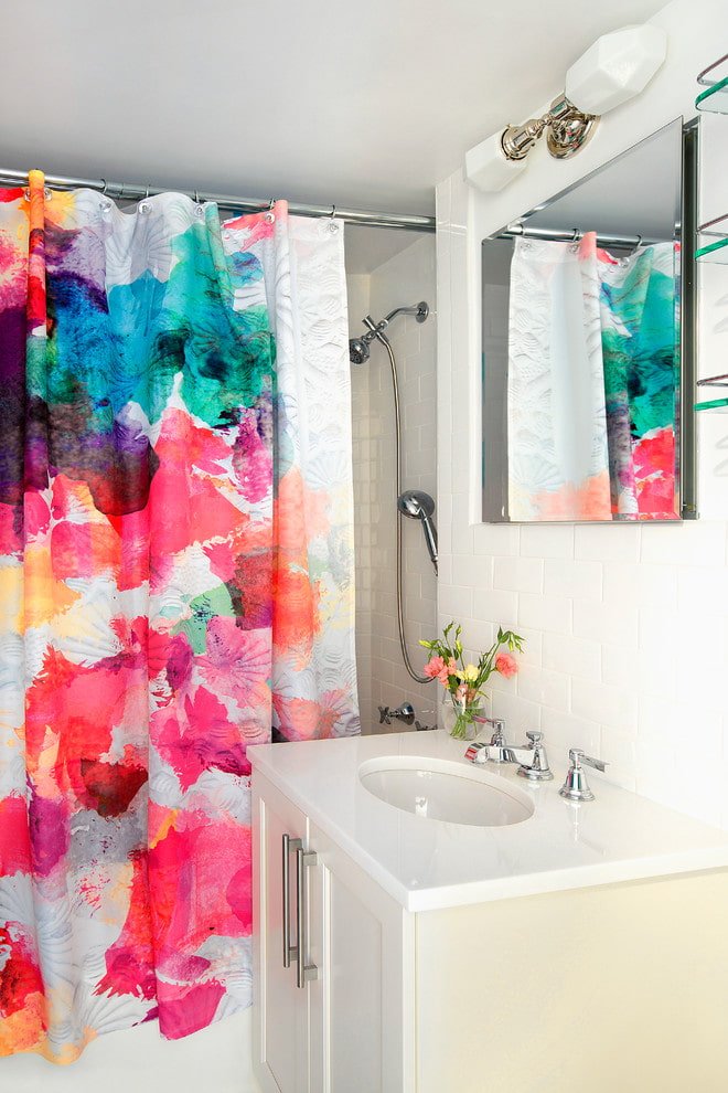 Colored curtain