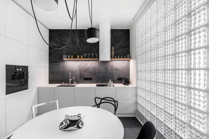 glass block wall
