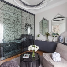 Interior design with glass partitions-4