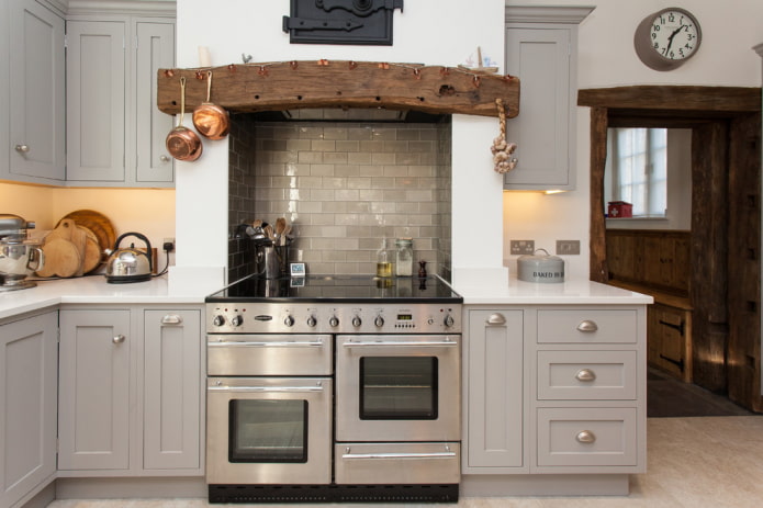 tiles in the stove area