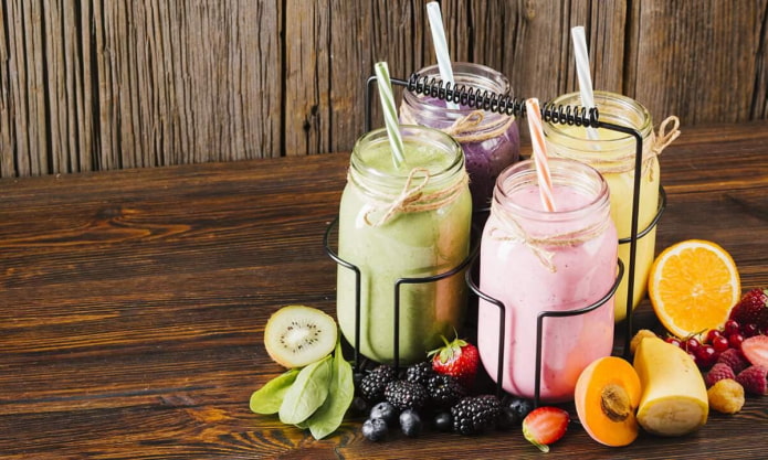 drinks in jars