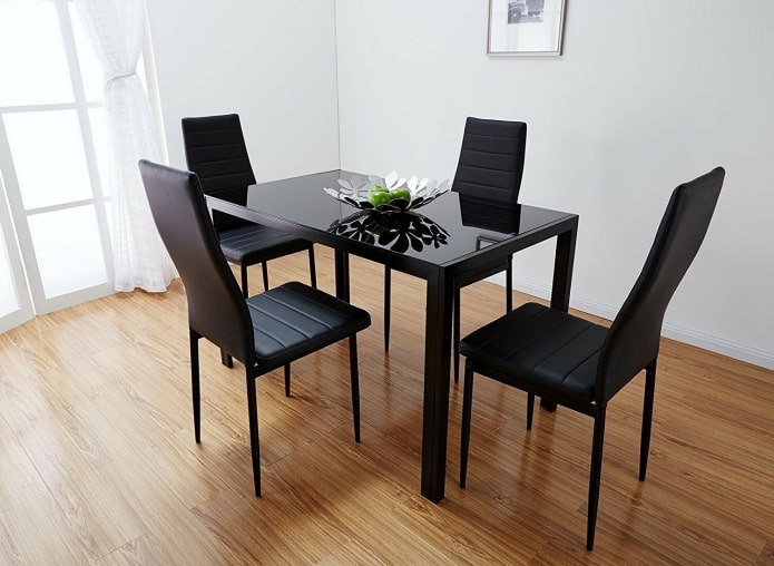 black furniture