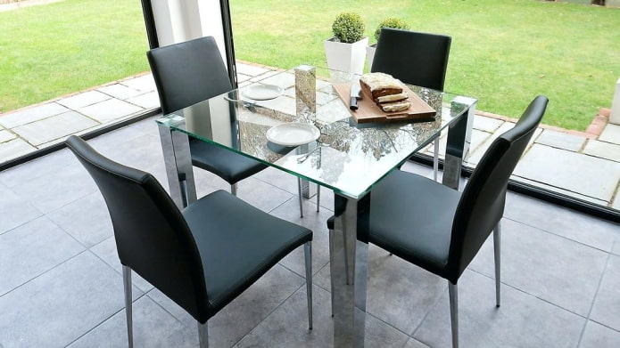 square dining table
