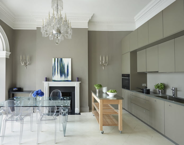 kitchen in an eclectic style