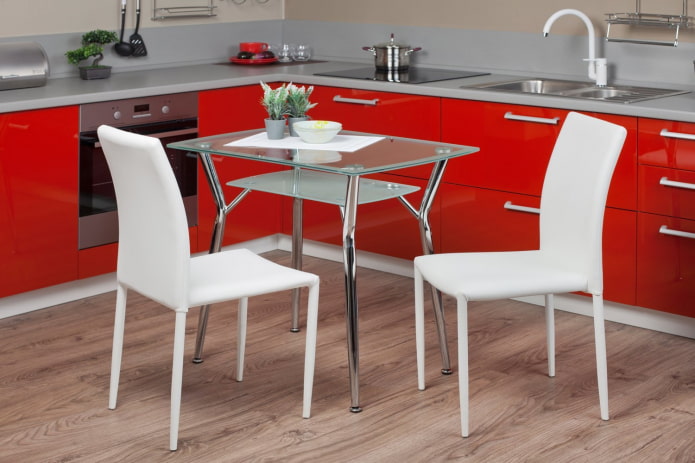 table with shelf