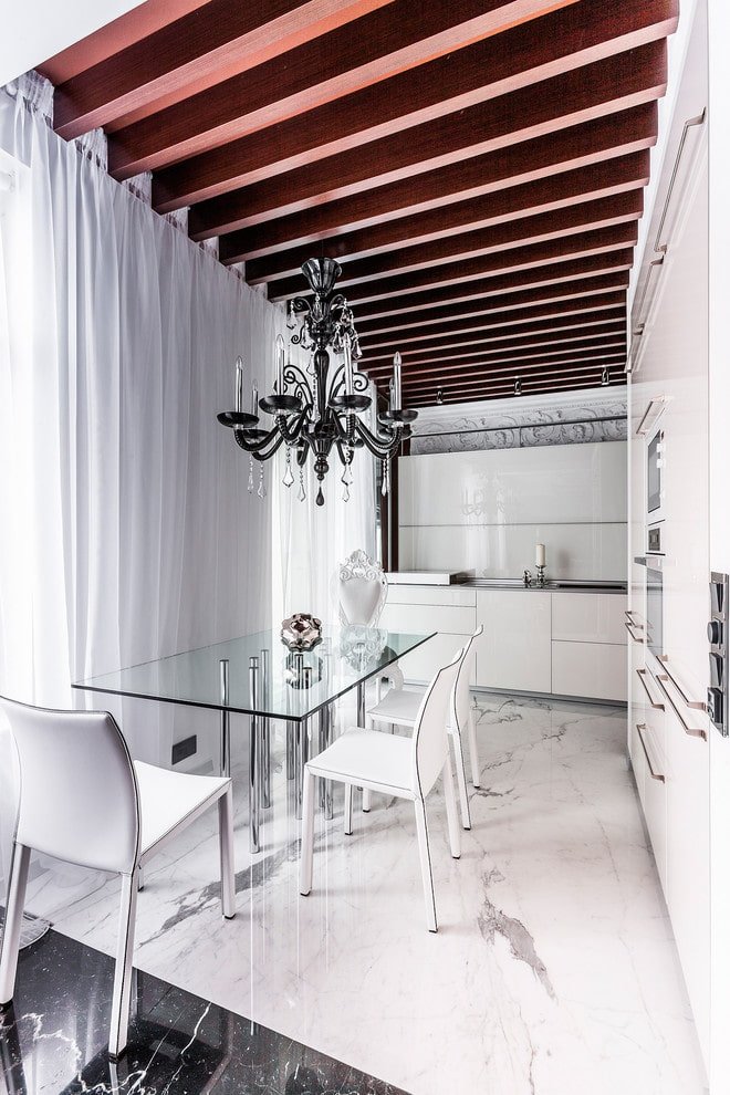 rectangular dining table