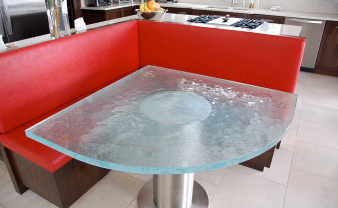 corner dining table