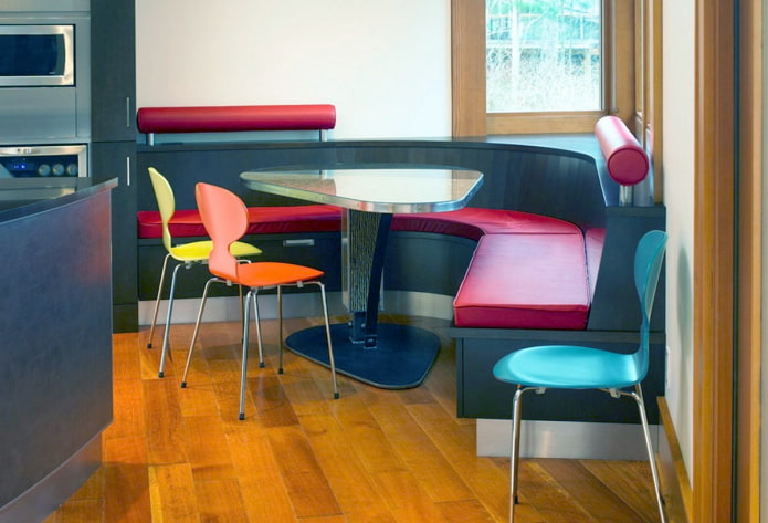 corner dining table