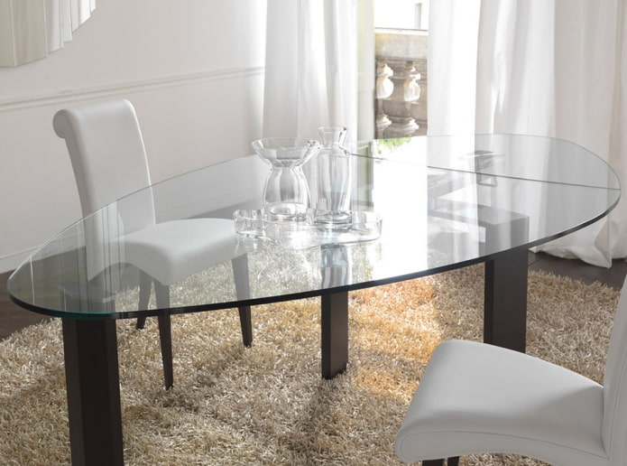 unusually shaped table