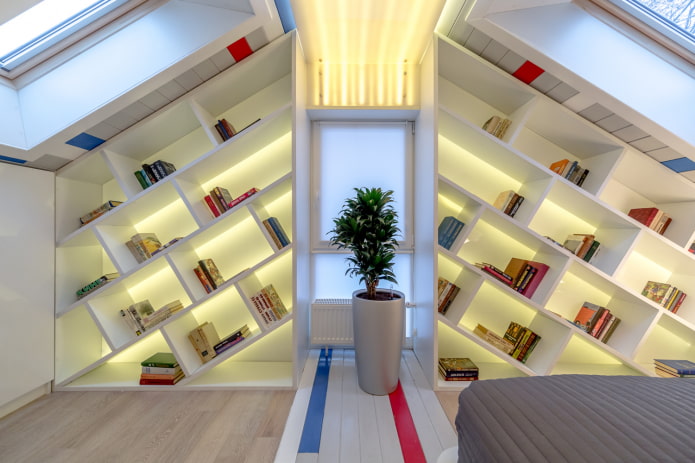 shelf design in the interior