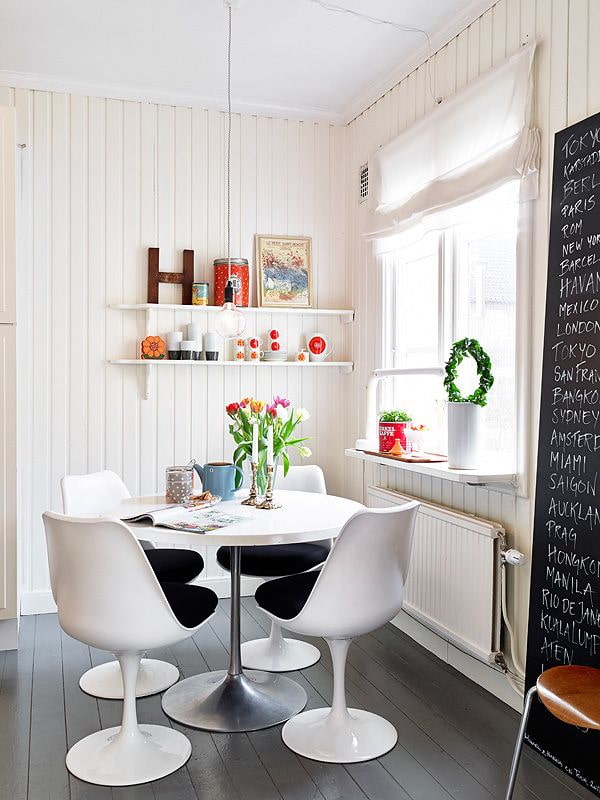Clapboard in the kitchen