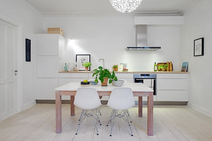 kitchen without wall cabinets