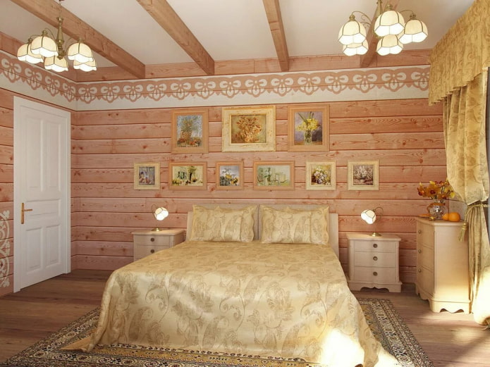finishing a bedroom with lining