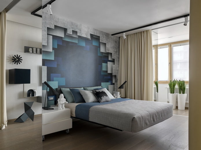 wall design in a teenager's room
