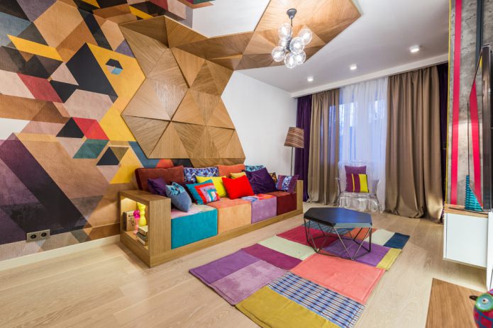 bright and original wall decoration 
