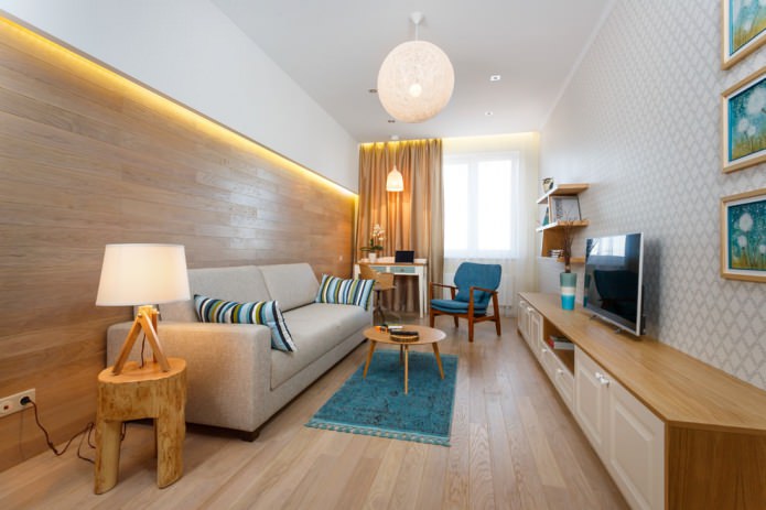 laminate on the wall