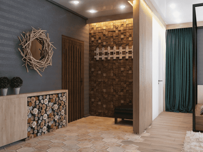 wall design in eco-style