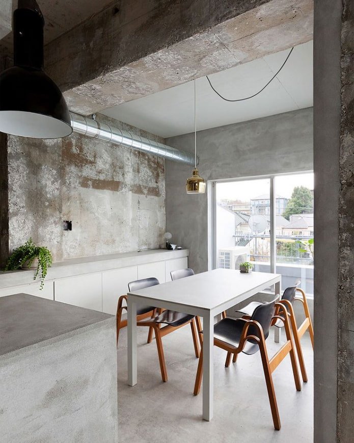 loft style kitchen