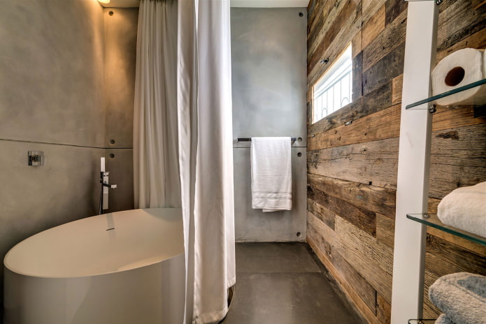 wood on the wall in the bedroom