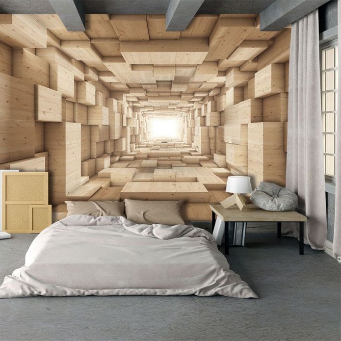 modern style bedroom