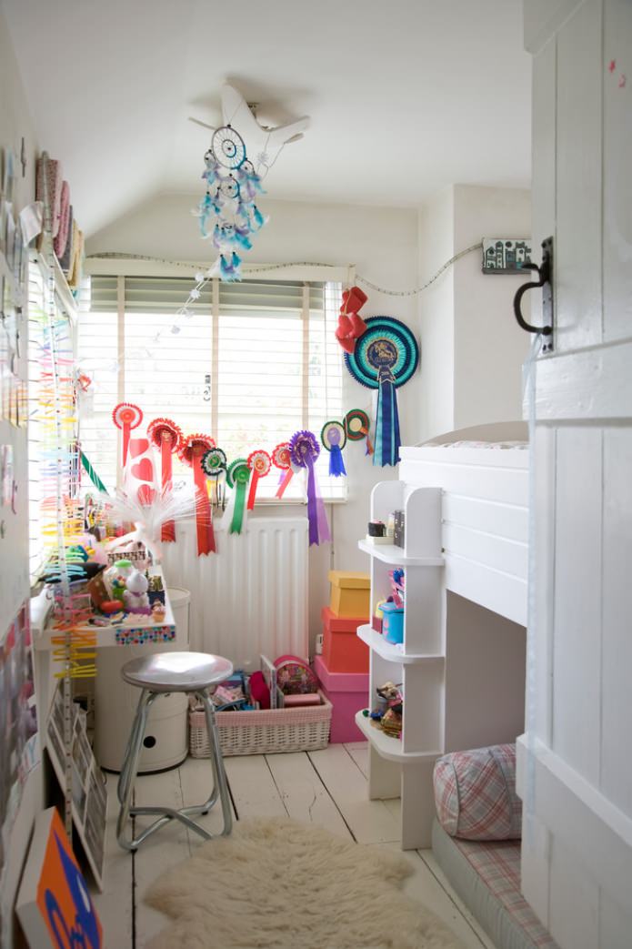 Boho style in the interior of the nursery