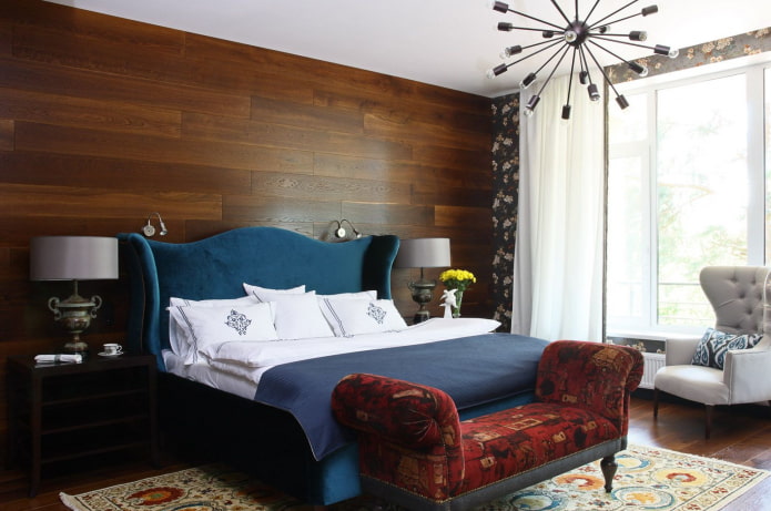 eclectic style bedroom design