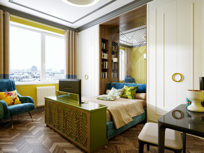 eclectic interior decoration