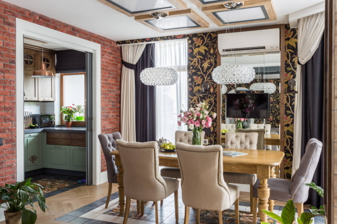 fusion in the dining room
